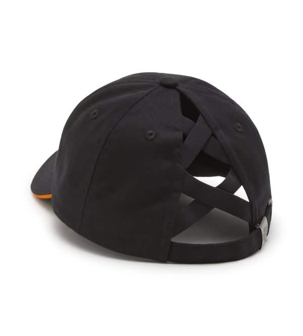 HARLEY-DAVIDSON WOMENS ESSENTIAL ARCHED FONT PONYTAIL CAP