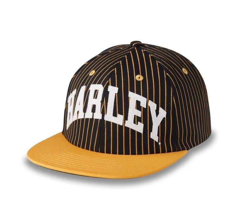 HARLEY-DAVIDSON MENS HARLEY  PINSTRIPE SNAPBACK