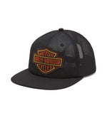 HARLEY-DAVIDSON MENS BAR & SHIELD SWITCHBACK MESH CROWN TRUCKER CAP