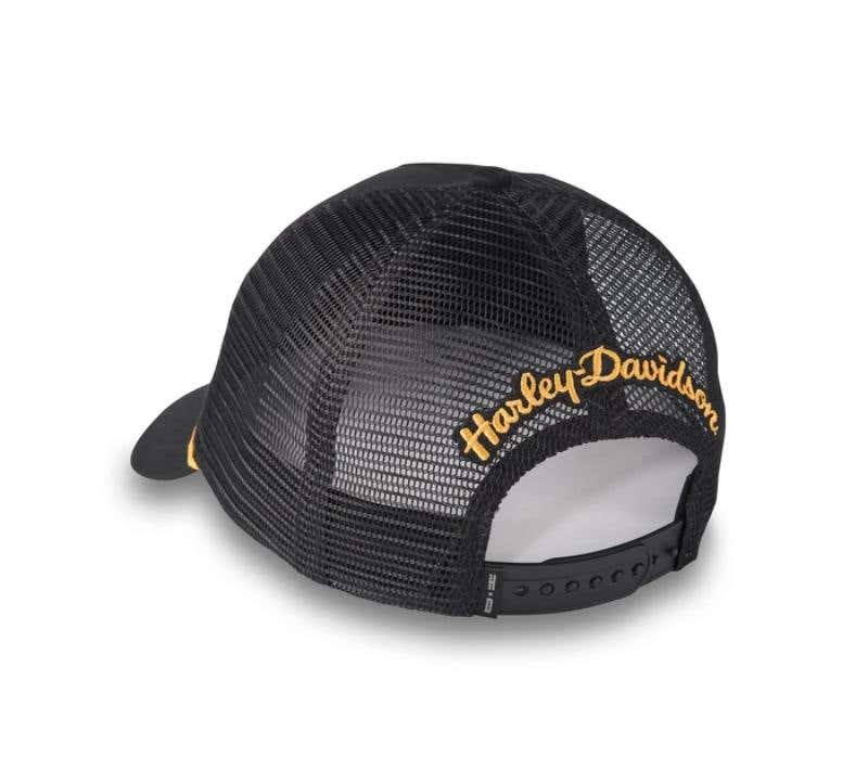 HARLEY-DAVIDSON WOMENS TROPHY RETRO TRUCKER CAP