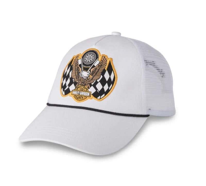 HARLEY-DAVIDSON WOMENS TROPHY RETRO TRUCKER CAP