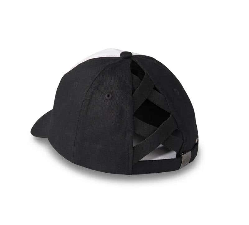 HARLEY-DAVIDSON WOMENS BAR & SHIELD PONYTAIL CAP