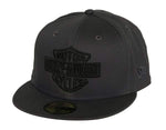 HARLEY-DAVIDSON MENS 59FIFTY  BAR & SHIELD FITTED CAP
