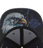 HARLEY-DAVIDSON MENS LIGHTNING EAGLE PANHEAD FITTED CAP