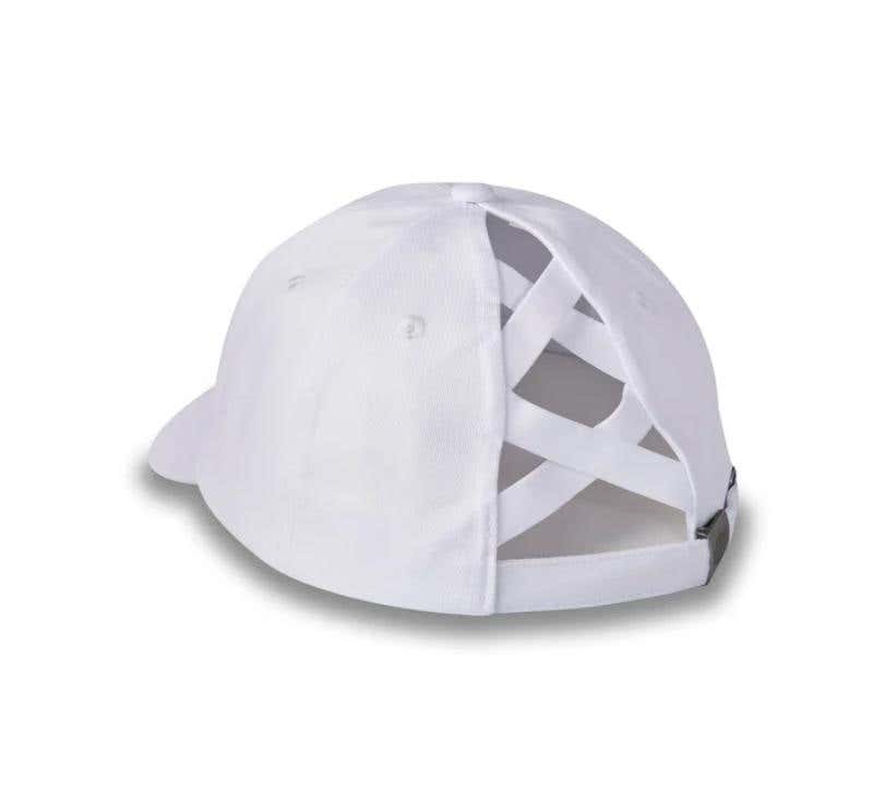 HARLEY-DAVIDSON WOMENS ILLUMINATE BAR & SHIELD PONYTAIL CAP