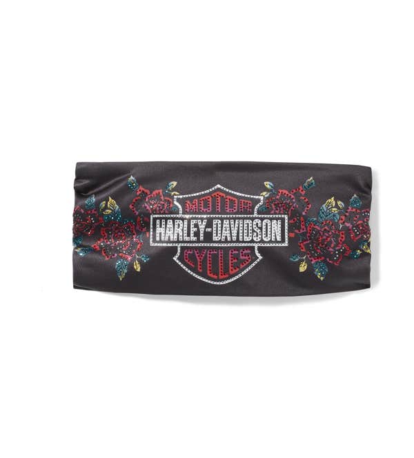 HARLEY-DAVIDSON WOMENS SERPENT ROSE HEADBAND