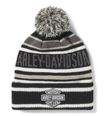 HARLEY-DAVIDSON HARLEY-DAVIDSON STRIPE POM BEANIE
