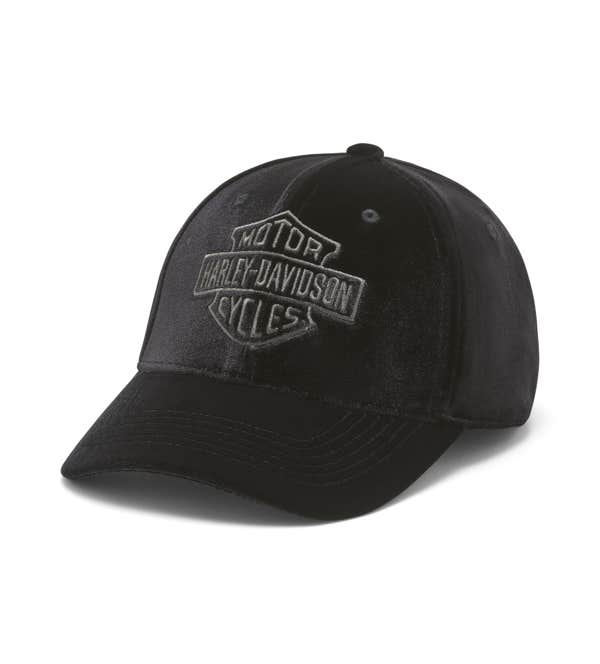 HARLEY-DAVIDSON WOMENS VELOUR BALLCAP