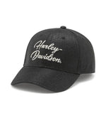 HARLEY-DAVIDSON WOMENS METALLIC SCRIPT BALLCAP