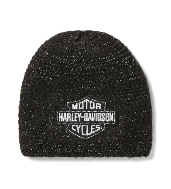HARLEY-DAVIDSON WOMENS ESSENTIAL BLING BEANIE