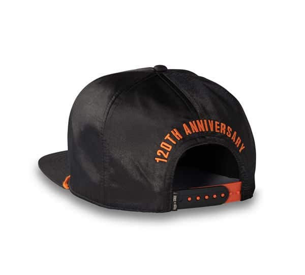 HARLEY-DAVIDSON MENS 120TH ANNIVERSARY RACING SNAPBACK