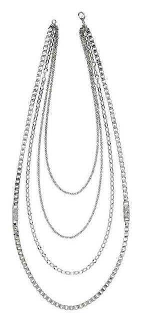 HARLEY-DAVIDSON WOMENS MULTI-CHAIN DESIGN NECKLACE