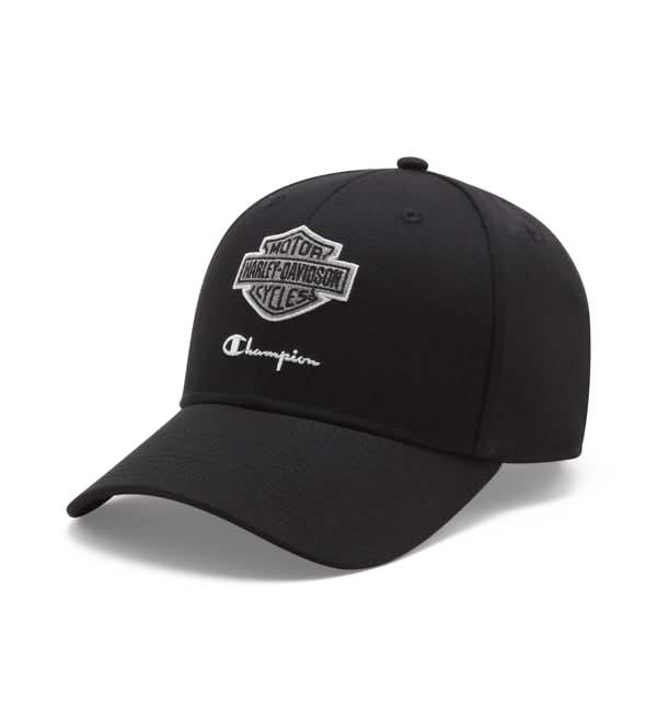 HARLEY-DAVIDSON MENS CHAMPION X HARLEY-DAVIDSON ADJUSTABLE BASEBALL CAP