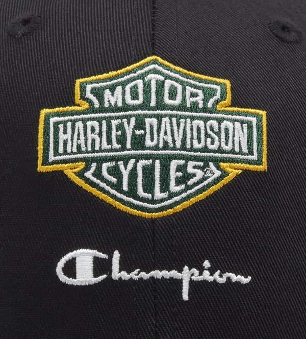 HARLEY-DAVIDSON MENS CHAMPION X HARLEY-DAVIDSON ADJUSTABLE BASEBALL CAP