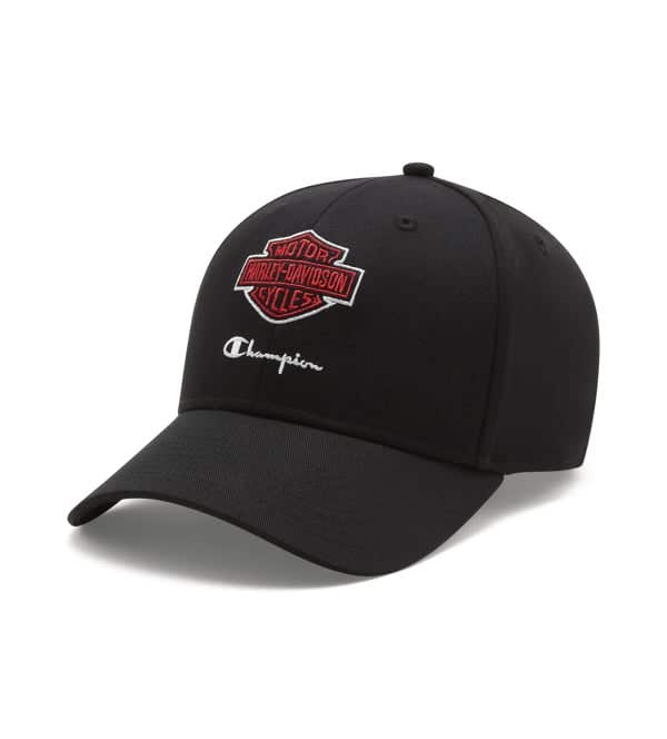 HARLEY-DAVIDSON MENS CHAMPION X HARLEY-DAVIDSON ADJUSTABLE BASEBALL CAP