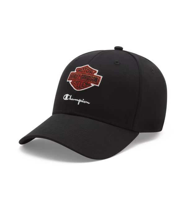 HARLEY-DAVIDSON MENS CHAMPION X HARLEY-DAVIDSON ADJUSTABLE BASEBALL CAP
