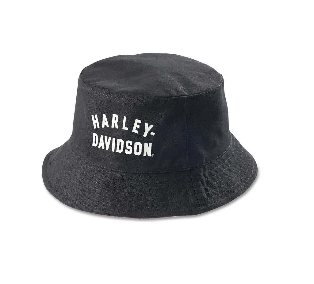 HARLEY-DAVIDSON WOMENS REVERSIBLE ALOHA HARLEY-DAVIDSON BUCKET HAT