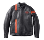 HARLEY-DAVIDSON MENS HIGHWAY-100 WATERPROOF LEATHER JACKET