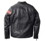 HARLEY-DAVIDSON MENS HIGHWAY-100 WATERPROOF LEATHER JACKET