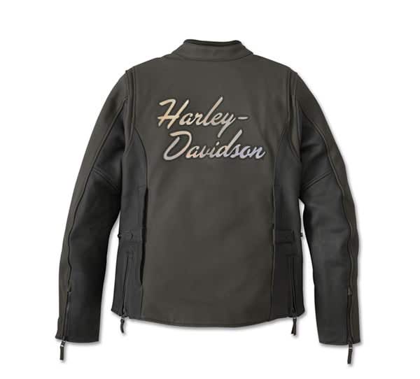 HARLEY-DAVIDSON WOMENS GALLUN 2.0 TRIPLE VENT SYSTEM LEATHER JACKET
