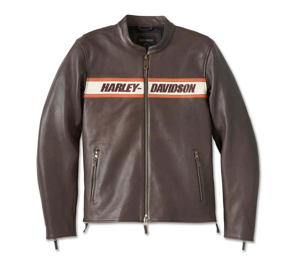 HARLEY-DAVIDSON MENS VICTORY LANE II LEATHER JACKET