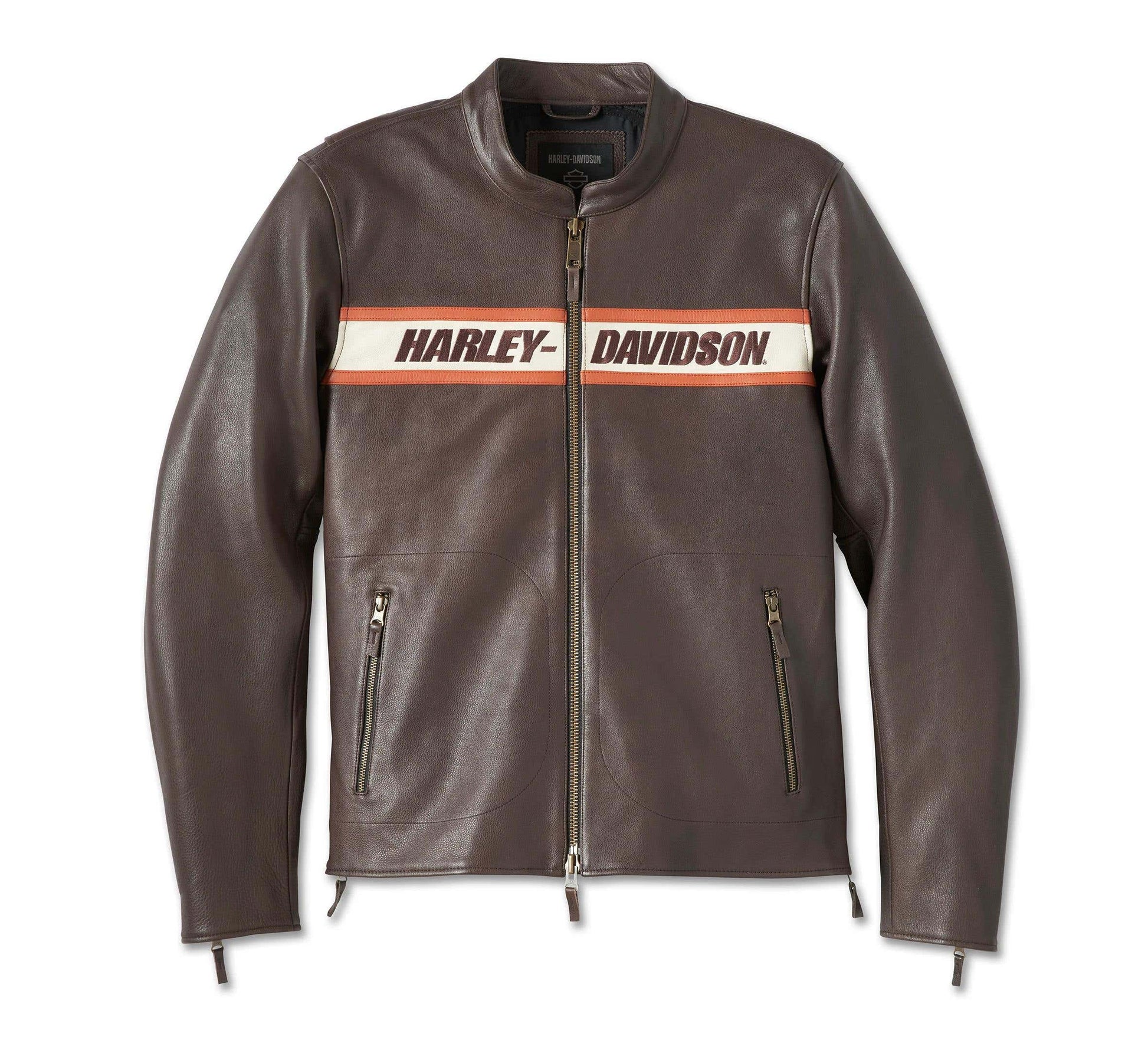 HARLEY-DAVIDSON MENS VICTORY LANE II LEATHER JACKET
