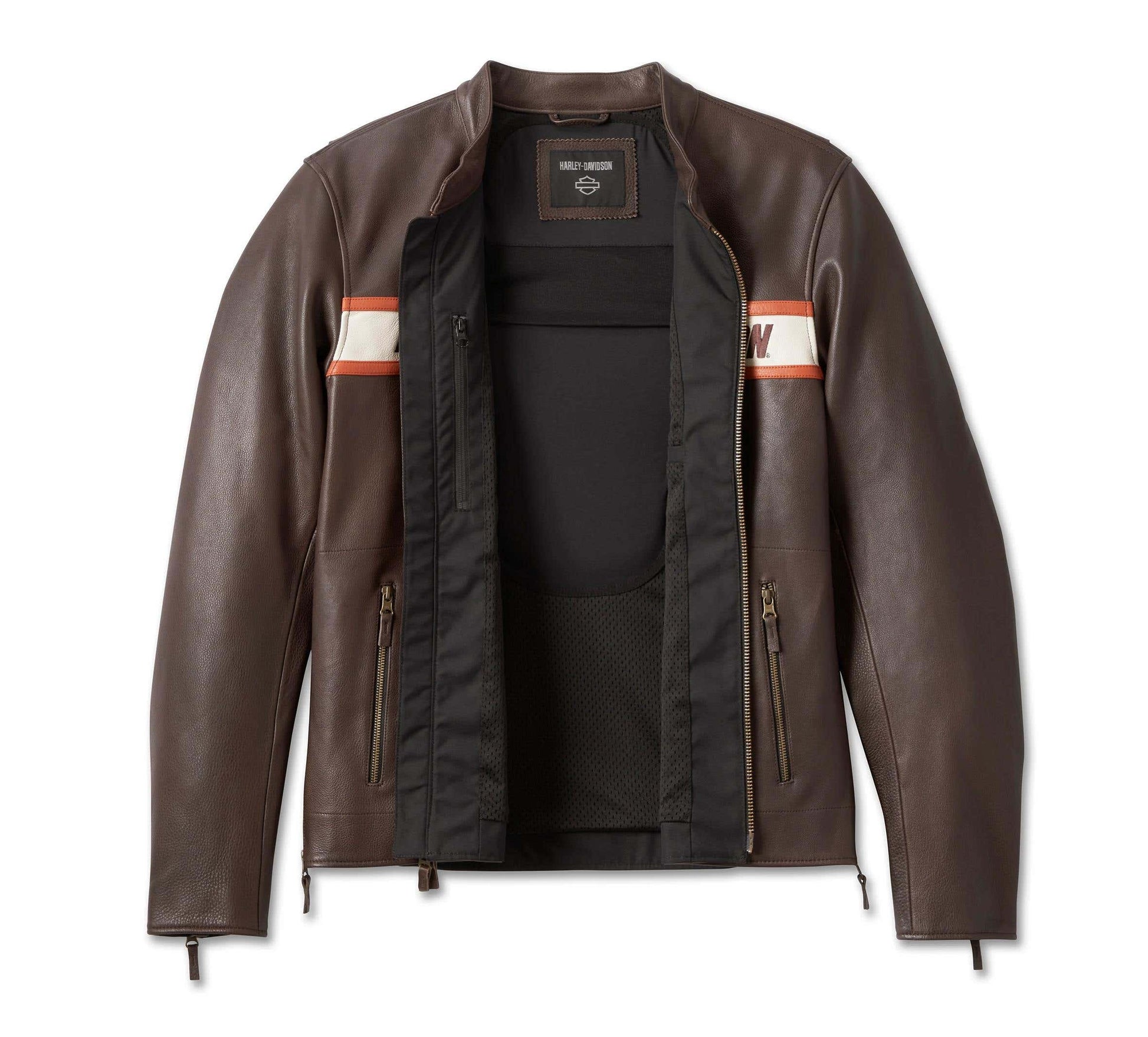 HARLEY-DAVIDSON MENS VICTORY LANE II LEATHER JACKET