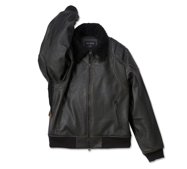 HARLEY-DAVIDSON MENS ACCOLADE LEATHER JACKET