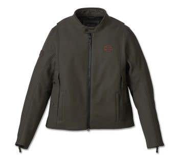 HARLEY-DAVIDSON MENS PARADIGM TRIPLE VENT SYSTEM 2.0 LEATHER JACKET