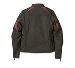 HARLEY-DAVIDSON MENS PARADIGM TRIPLE VENT SYSTEM 2.0 LEATHER JACKET