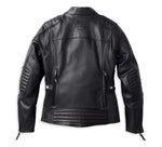 HARLEY-DAVIDSON WOMENS HEATHER AVENUE TRIPLE VENT SYSTEM LEATHER JACKET