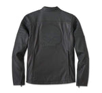 HARLEY-DAVIDSON MENS WILLIE G SKULL GRAPHIC LEATHER RIDING JACKET