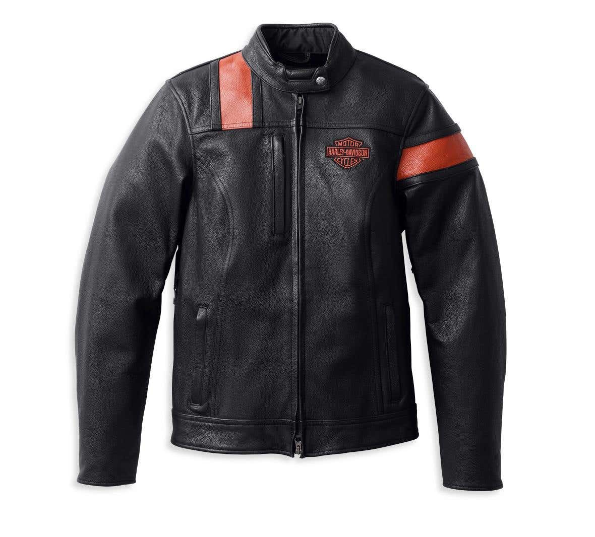 HARLEY-DAVIDSON WOMENS HWY-100 WATERPROOF LEATHER JACKET