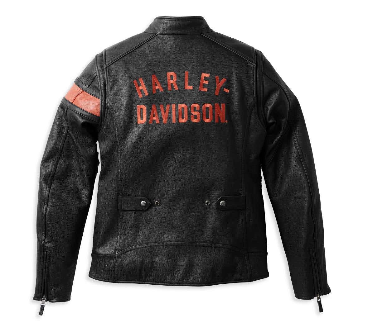 HARLEY-DAVIDSON WOMENS HWY-100 WATERPROOF LEATHER JACKET