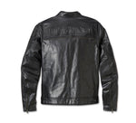 HARLEY-DAVIDSON MENS FLEX LAYERING SYSTEM CAF  RACER LEATHER JACKET OUTER LAYER