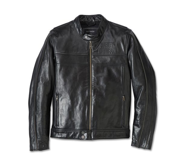 HARLEY-DAVIDSON MENS H-D LAYERING SYSTEM RACER LEATHER JACKET