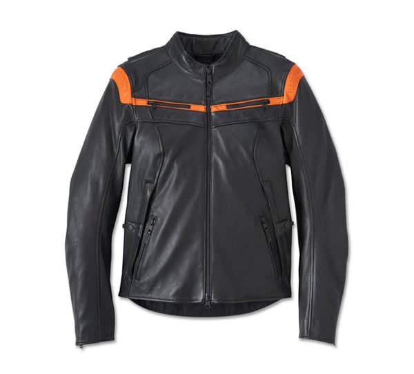 HARLEY-DAVIDSON WOMENS CAPITOL TRIPLE VENT SYSTEM 2.0 LEATHER JACKET