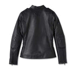 HARLEY-DAVIDSON WOMENS FLEX LAYERING SYSTEM CAPTAINS LEATHER JACKET OUTER LAYER