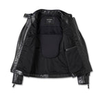 HARLEY-DAVIDSON WOMENS FLEX LAYERING SYSTEM CAF  RACER LEATHER JACKET OUTER LAYER