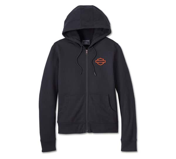 HARLEY-DAVIDSON WOMENS MISS ENTHUSIAST 2.0 LEATHER 3-IN-1 JACKET