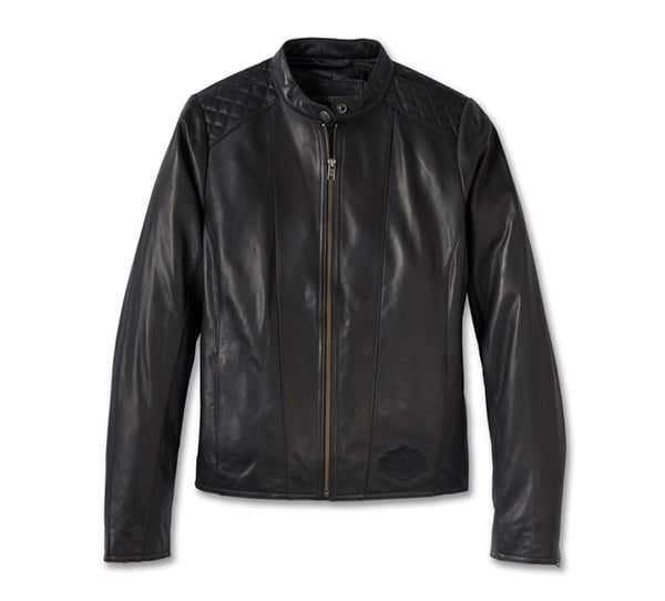 HARLEY-DAVIDSON WOMENS SCENE SUPREME LEATHER JACKET