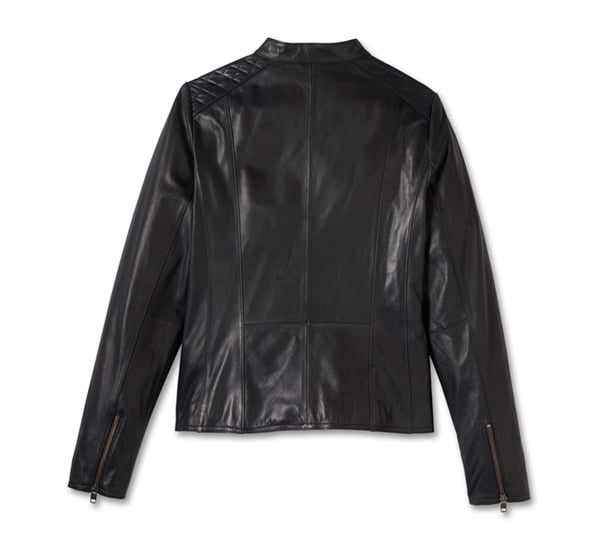 HARLEY-DAVIDSON WOMENS SCENE SUPREME LEATHER JACKET