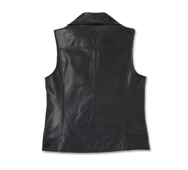 HARLEY-DAVIDSON WOMENS ECLIPSE LEATHER VEST
