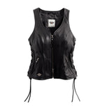 HARLEY-DAVIDSON WOMENS AVENUE LEATHER VEST