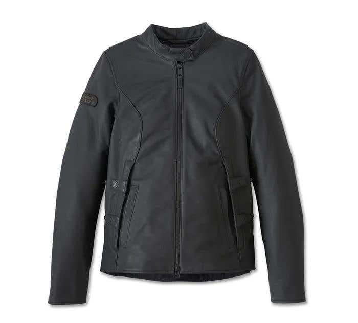 HARLEY-DAVIDSON WOMENS PARADIGM TRIPLE VENT SYSTEM 2.0 LEATHER JACKET