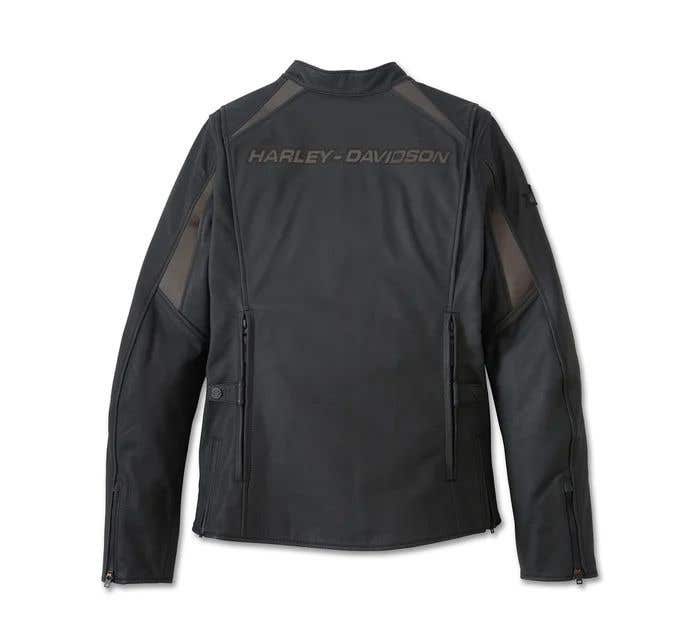 HARLEY-DAVIDSON WOMENS PARADIGM TRIPLE VENT SYSTEM 2.0 LEATHER JACKET