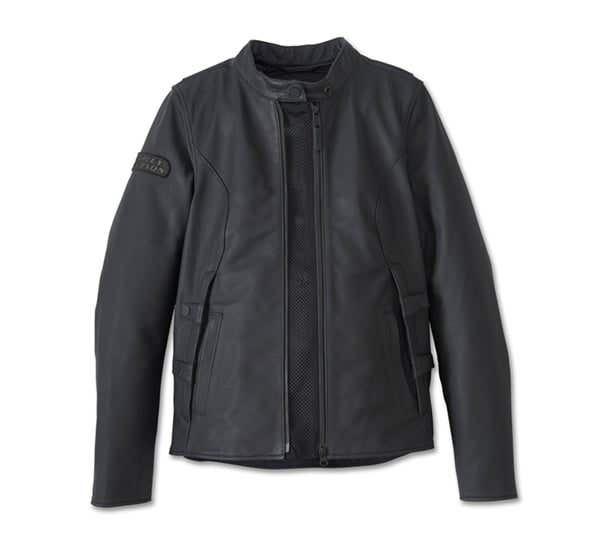 HARLEY-DAVIDSON WOMENS PARADIGM TRIPLE VENT SYSTEM 2.0 LEATHER JACKET