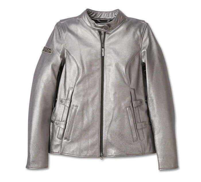 HARLEY-DAVIDSON WOMENS PARADIGM TRIPLE VENT SYSTEM 2.0 LEATHER JACKET