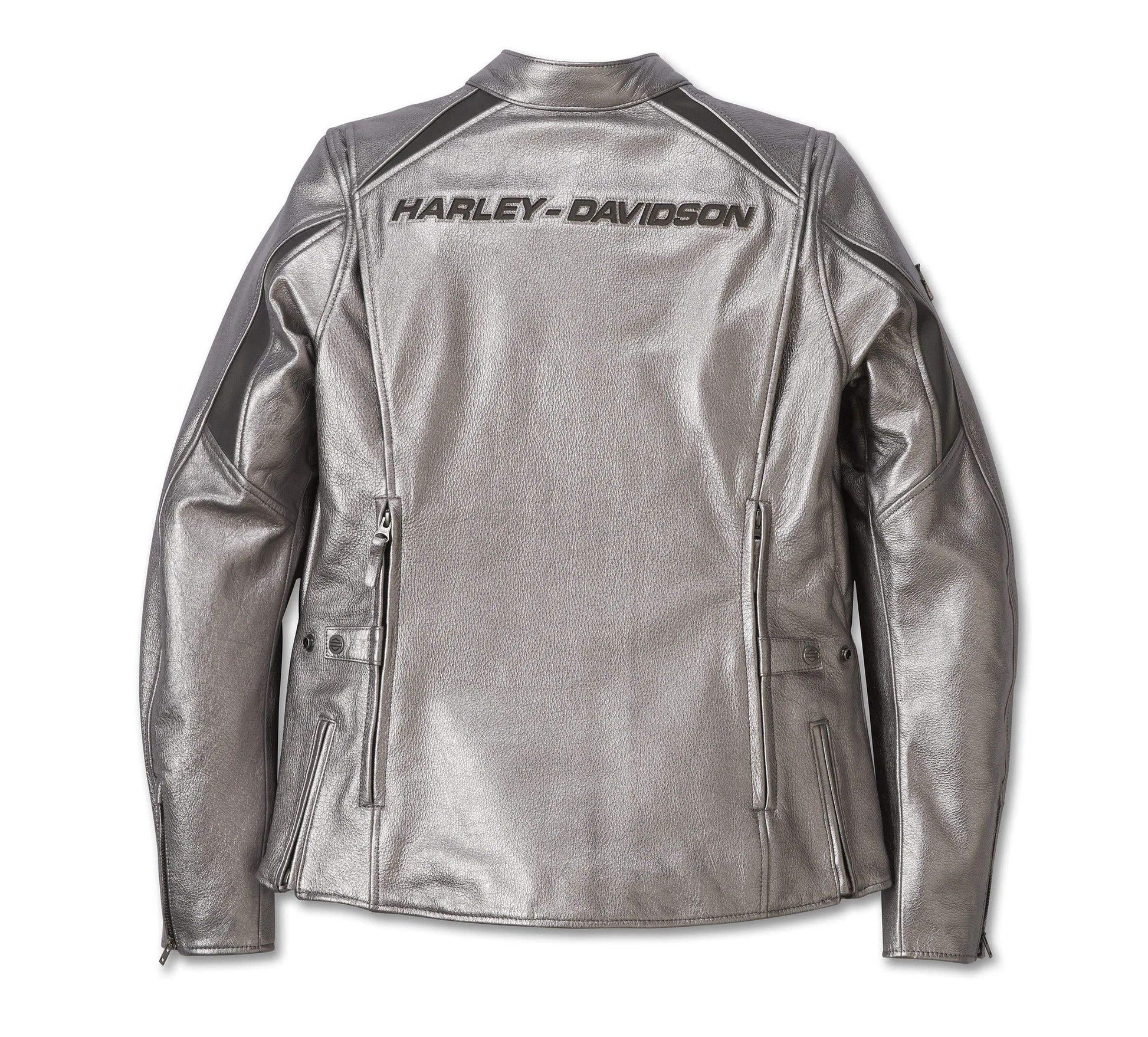 HARLEY-DAVIDSON WOMENS PARADIGM TRIPLE VENT SYSTEM 2.0 LEATHER JACKET