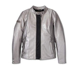 HARLEY-DAVIDSON WOMENS PARADIGM TRIPLE VENT SYSTEM 2.0 LEATHER JACKET